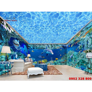 Tranh Gạch 3D Biển Đại Dương TDD03