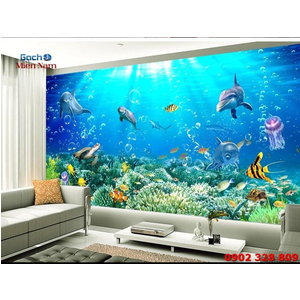 Tranh Gạch 3D Biển Đại Dương TDD14
