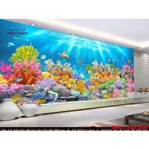 Tranh Gạch 3D Biển Đại Dương TDD15