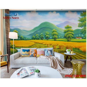 Tranh gạch 3d đồng quê ốp tường DQ59