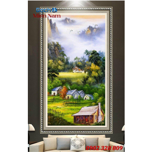 Tranh gạch 3d đồng quê ốp tường DQ87