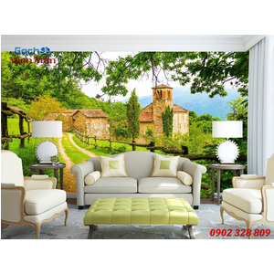 Tranh gạch 3d đồng quê ốp tường DQ92