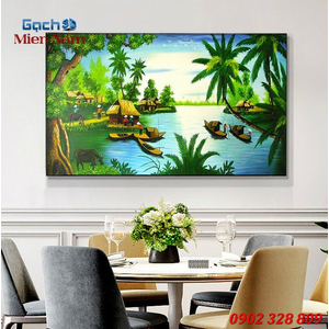Tranh gạch 3d đồng quê ốp tường DQ79