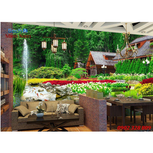 Tranh gạch 3d đồng quê ốp tường DQ81