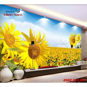 Tranh gạch 3d Hoa Hướng Dương HHD35