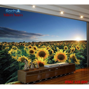 Tranh gạch 3d Hoa Hướng Dương HHD36