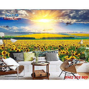 Tranh gạch 3d Hoa Hướng Dương HHD40