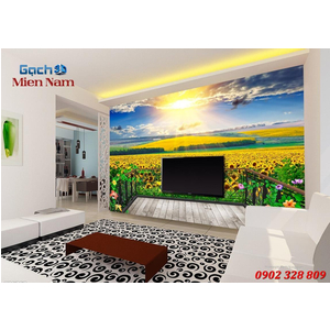 Tranh gạch 3d Hoa Hướng Dương HHD46