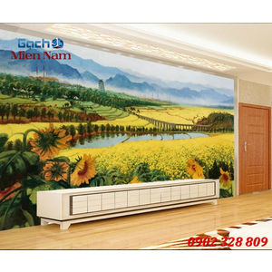 Tranh gạch 3d Hoa Hướng Dương HHD56
