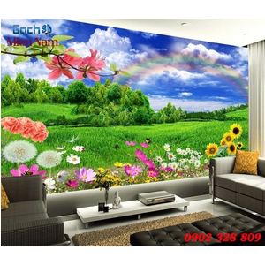 Tranh gạch 3d Hoa Hướng Dương HHD66