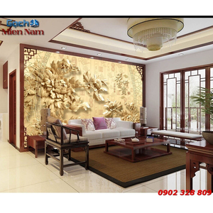 Tranh Gạch 3d Hoa Mẫu Đơn HMD35