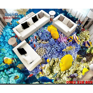 Tranh Gạch 3D Lát Nền Cá Heo SDD51
