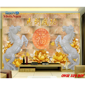 Tranh Gạch 3d Mã Đáo Thành Công CNM34