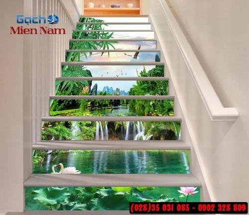Tranh gạch 3d nhà hàng khách sạn