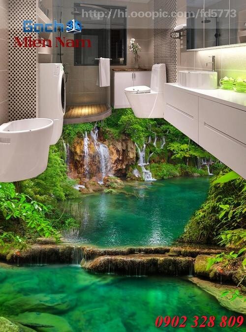 Tranh gạch 3d nhà hàng khách sạn