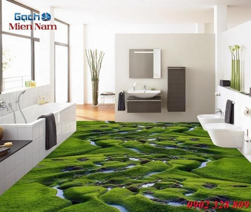 Tranh gạch 3d nhà hàng khách sạn