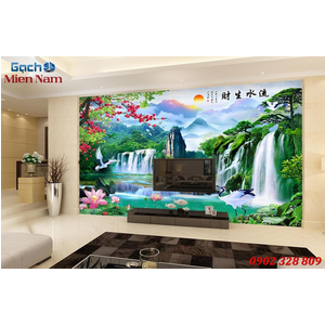 Tranh gạch 3d núi sông STM87