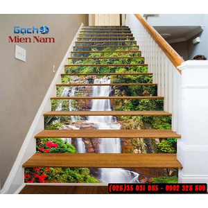 Tranh gạch 3d ốp bậc cầu thang BCT01