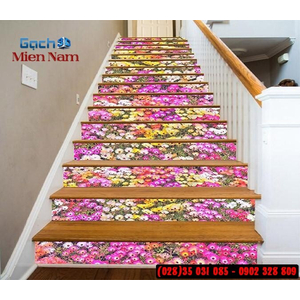 Tranh gạch 3d ốp bậc cầu thang BCT100