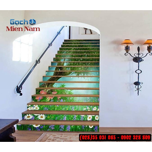 Tranh gạch 3d ốp bậc cầu thang BCT101