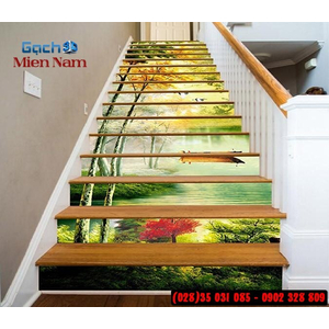 Tranh gạch 3d ốp bậc cầu thang BCT102