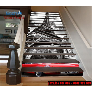 Tranh gạch 3d ốp bậc cầu thang BCT104