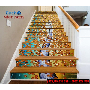 Tranh gạch 3d ốp bậc cầu thang BCT107