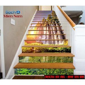 Tranh gạch 3d ốp bậc cầu thang BCT115