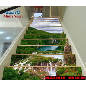 Tranh gạch 3d ốp bậc cầu thang BCT116