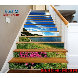 Tranh gạch 3d ốp bậc cầu thang BCT120