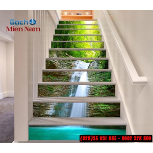 Tranh gạch 3d ốp bậc cầu thang BCT02