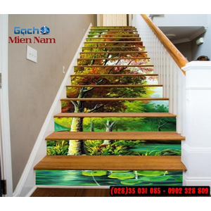 Tranh gạch 3d ốp bậc cầu thang BCT84