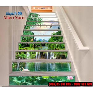 Tranh gạch 3d ốp bậc cầu thang BCT86