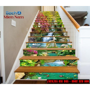 Tranh gạch 3d ốp bậc cầu thang BCT87