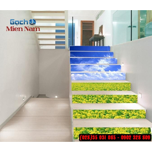 Tranh gạch 3d ốp bậc cầu thang BCT90