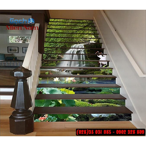 Tranh gạch 3d ốp bậc cầu thang BCT98