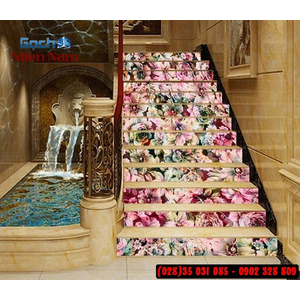 Tranh gạch 3d ốp bậc cầu thang BCT99