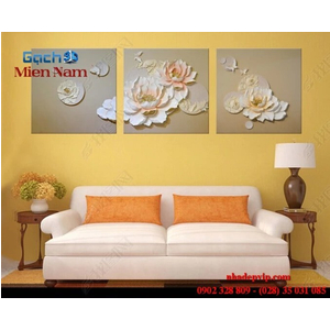 Tranh gạch 3d ốp tường bộ tam BTT136