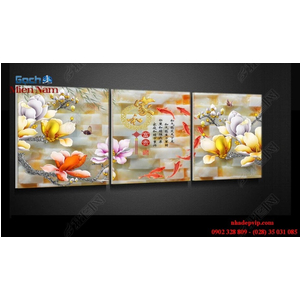 Tranh gạch 3d ốp tường bộ tam BTT137
