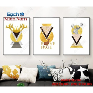 Tranh gạch 3d ốp tường bộ tam BTT139
