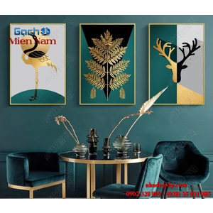 Tranh gạch 3d ốp tường bộ tam BTT149