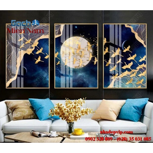 Tranh gạch 3d ốp tường bộ tam BTT153