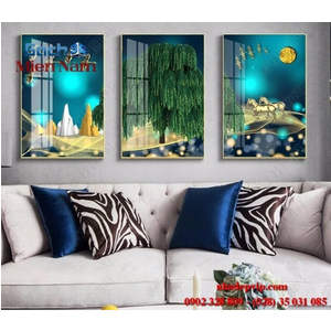 Tranh gạch 3d ốp tường bộ tam BTT163