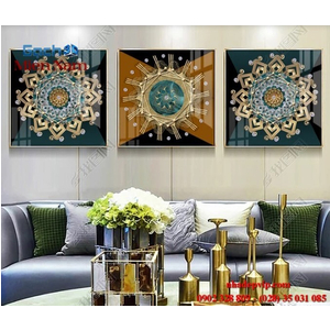 Tranh gạch 3d ốp tường bộ tam BTT168