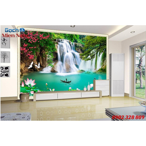 Tranh gạch 3d phòng khách STM228