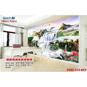 Tranh gạch 3d phòng khách STM251