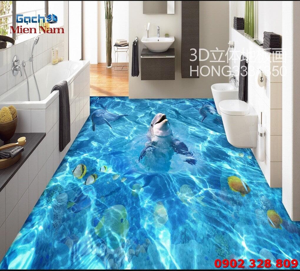 tranh gạch 3d phong thủy cho tuổi hợi 