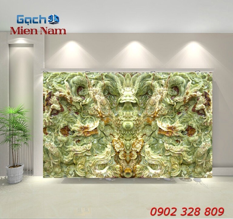 tranh gạch 3d phong thủy cho người tuổi thìn