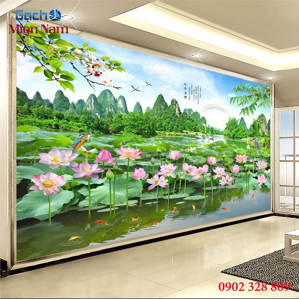 Lớp xương gạch của tranh gạch 3d sơn thủy hữu tình Lớp xương gạch của tranh gạch 3d sơn thủy hữu tình