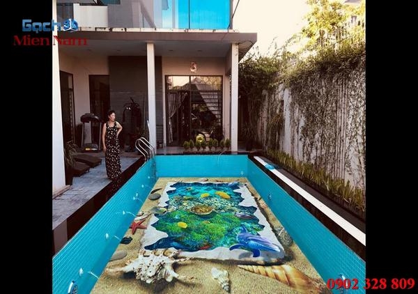 tranh gạch 3d hồ bơi tại phan thiết tranh gạch 3d hồ bơi tại phan thiết